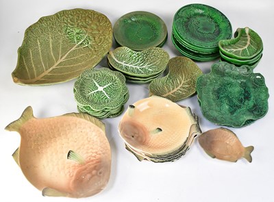 Lot 180 - Various Victorian cabbage leaf, vine and...
