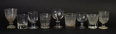 Lot 570 - Various 19th and 20th century drinking glasses,...