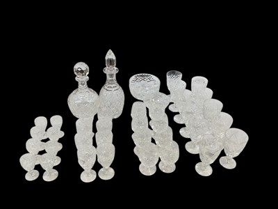Lot 626 - ROYAL DOULTON; a part setting suite of crystal...