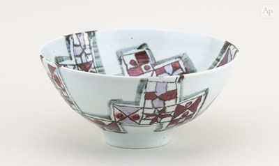 Lot 396 - MARIANNE DE TREY (1913-2016); a porcelain bowl...