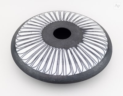 Lot 57 - ASHRAF HANNA (born 1967); a naked raku disc...