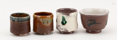 Lot 312 - JOHN BEDDING (born 1947); a stoneware yunomi...