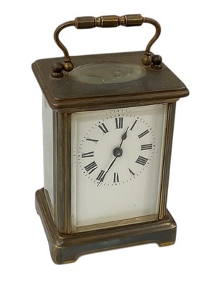 Lot 124 - A late 19th/early 20th century French brass...