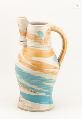 Lot 358 - JACK DOHERTY (born 1948); a tall stoneware jug...
