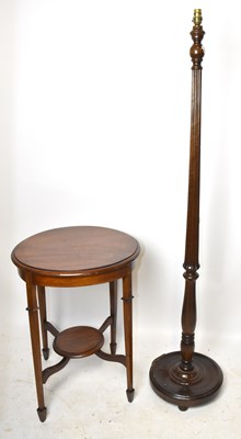 Lot 1639 - An Edwardian inlaid mahogany occasional table