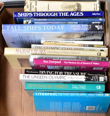 Lot 261 - A small quantity of maritime related paperback...