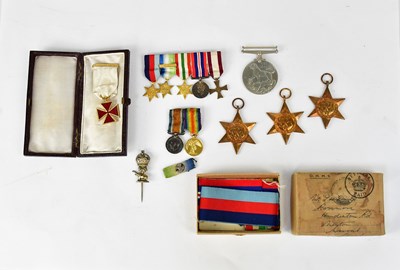 Lot 454 - WWII medals comprising the 1939-45 War Medal,...