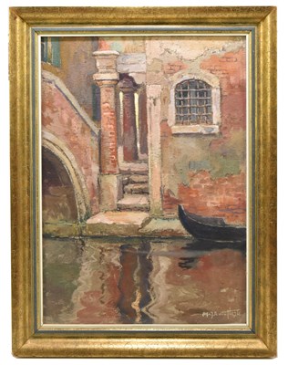 Lot 1419 - ALFRED JOSEPH VAN NESTE (BELGIAN, 1874-1969); watercolour, Venetian Scene
