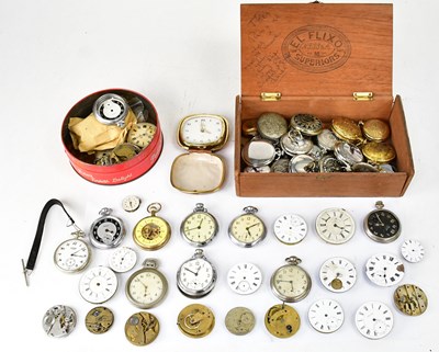 Lot 1165 - A watchmaker’s lot of pocket watches,...