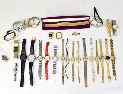 Lot 1179 - A quantity of wristwatches to include an...