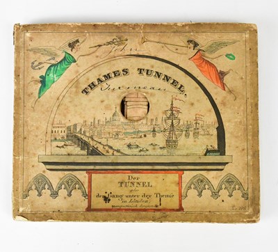 Lot 793 - THAMES TUNNEL; a German hand coloured...