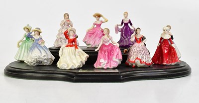 Lot 169 - ROYAL DOULTON; a set of ten Compton &...