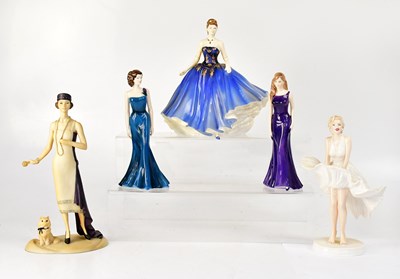 Lot 178 - Five boxed figures, comprising four by Compton...