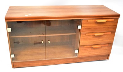 Lot 98 - Two mid-20th century teak units, one with a...