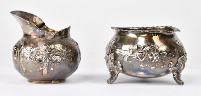 Lot 870 - BM; a Victorian hallmarked silver sugar bowl,...
