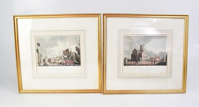Lot 736 - AFTER WILLIAM WATTS; a set of four coloured...