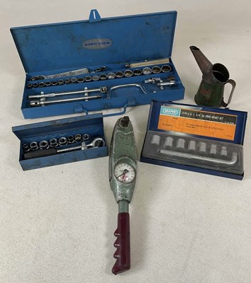 Lot 103 - Three imperial measure socket sets, comprising...