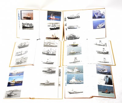 Lot 272 - Six albums of tugboat photographs from around...