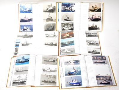 Lot 273 - Six albums of tugboat photographs from around...