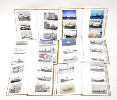 Lot 274 - Six albums of tugboat photographs from around...