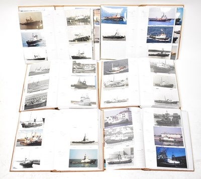 Lot 275 - Six albums of tugboat photographs from around...