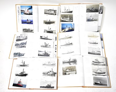 Lot 276 - Six albums of tugboat photographs from around...