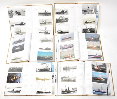 Lot 277 - Six albums of tugboat photographs from around...