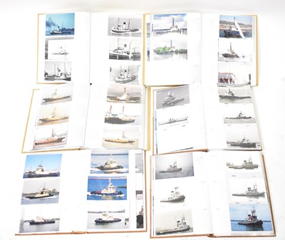 Lot 278 - Six albums of tugboat photographs from around...