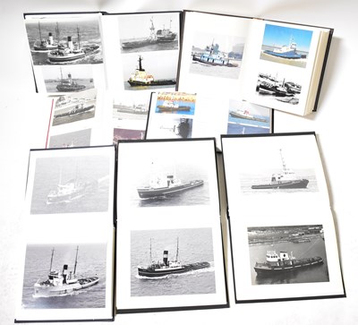 Lot 280 - Seven albums of mixed tugboat photographs from...