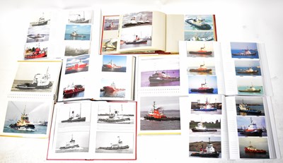 Lot 281 - Eight albums of tugboat photographs from...