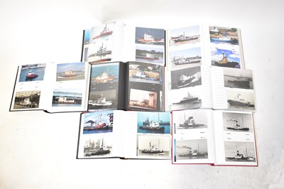 Lot 282 - Eight albums of tugboat photographs from...