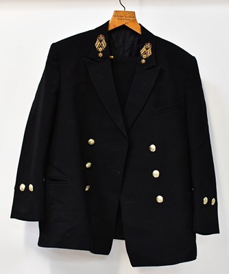 Lot 246 - A British Royal Navy black dress tunic and...