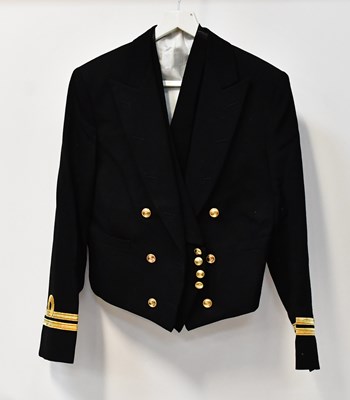 Lot 247 - A British Navy lieutenant rank mess jacket,...