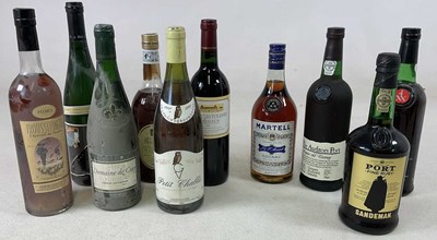 Lot 98 - ASSORTED WINE AND SPIRITS; ten bottles of...