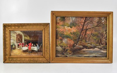 Lot 755 - 20TH CENTURY ENGLISH SCHOOL; oil on board,...