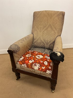 Lot 683 - An early Victorian mahogany framed armchair,...