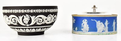 Lot 204 - WEDGWOOD; a basalt bowl, 6.5 x 13cm, and a...