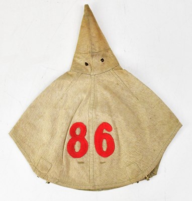 Lot 520 - A late 19th/early 20th century beige linen...