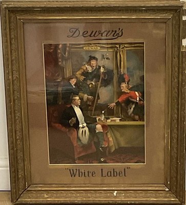 Lot 418 - DEWAR'S; a White Label advertising poster,...