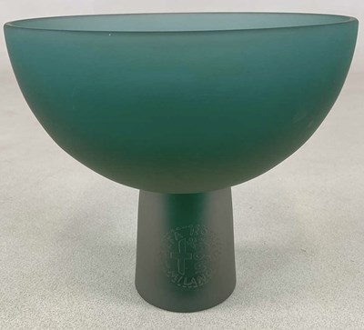 Lot 278 - A large and very heavy studio glass...