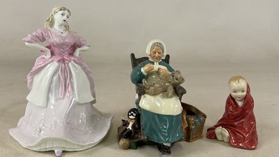 Lot 184 - ROYAL DOULTON; two figures comprising 'Nanny',...