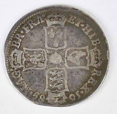 Lot 995 - A James II (1685-88) shilling, 1685.