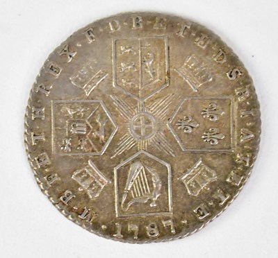 Lot 1000 - A George III (1760-1820) sixpence, 1787.