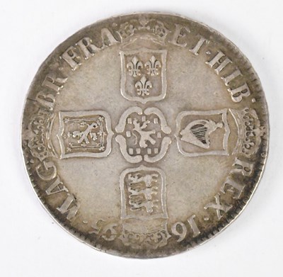 Lot 996 - A William III (1689-1702) crown, 1695.