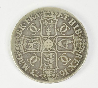 Lot 994 - A Charles II (1660-85) crown, 1673.