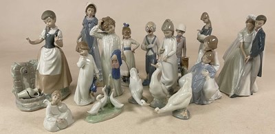 Lot 155 - NAO; a large group of figures, largest height...