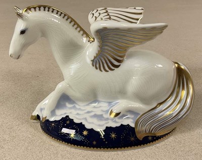 Lot 143 - ROYAL CROWN DERBY; a figure of 'Pegasus',...