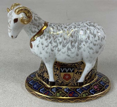 Lot 194 - ROYAL CROWN DERBY; a figure of 'The Heraldic...