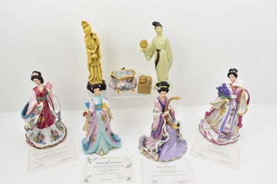 Lot 177 - DANBURY MINT; four figures, three from the...