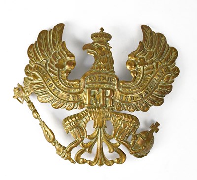 Lot 484 - A late 19th century M1895 pattern brass...